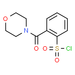 2-(4-Morpholinylcarbonyl)benzenesulfonyl chloride Structure