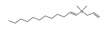 (E)-Allyl(1-dodecenyl)dimethylsilane Structure