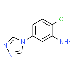 2-Chloro-5-(4H-1,2,4-triazol-4-yl)aniline picture