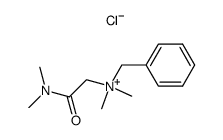 N-benzyl-2-(dimethylamino)-N,N-dimethyl-2-oxoethan-1-aminium chloride结构式