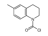 1(2H)-Quinolinecarbonyl chloride, 3,4-dihydro-6-methyl- (9CI) structure