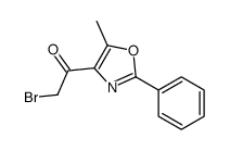 2-bromo-1-(5-Methyl-2-phenyloxazol-4-yl)ethanone Structure