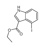 ethyl 4-iodo-1H-indole-3-carboxylate结构式