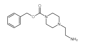 1-CBZ-4-(2-AMINOETHYL)PIPERAZINE structure