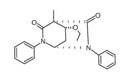 8-Ethoxy-4-methyl-2,6-diphenyl-2,6-diazabicyclo<2.2.2>octan-3,5-dion Structure