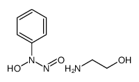 2-aminoethanol,N-hydroxy-N-phenylnitrous amide Structure