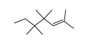 2,4,4,5,5-pentamethyl-hept-2-ene Structure