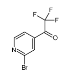 1-(2-bromopyridin-4-yl)-2,2,2-trifluoroethanone结构式