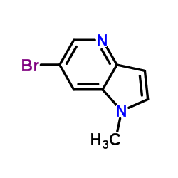 6-Bromo-1-methyl-1H-pyrrolo[3,2-b]pyridine structure