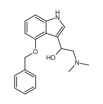 1-(4-benzyloxy-indol-3-yl)-2-dimethylamino-ethanol Structure