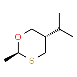 1,3-Oxathiane,2-methyl-5-(1-methylethyl)-,trans-(9CI)结构式