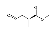 (S)-(+)-methyl β-formylisobutyrate结构式