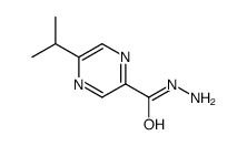 Pyrazinecarboxylic acid, 5-(1-methylethyl)-, hydrazide (9CI)结构式