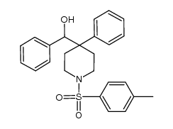 phenyl(4-phenyl-1-tosylpiperidin-4-yl)methanol Structure