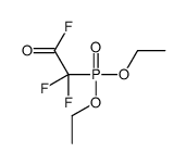 2-diethoxyphosphoryl-2,2-difluoroacetyl fluoride Structure