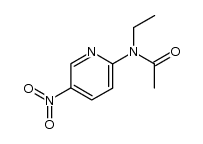 N-ethyl-N-(nitro-2-pyridyl)acetamide结构式
