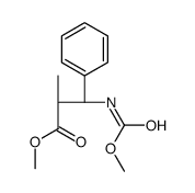 methyl (2S,3R)-3-(methoxycarbonylamino)-2-methyl-3-phenylpropanoate结构式