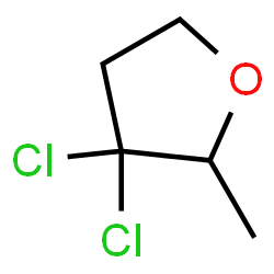 Furan, 3,3-dichlorotetrahydro-2-methyl- (9CI) structure