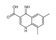 4-amino-6,8-dimethylquinoline-3-carboxylic acid结构式