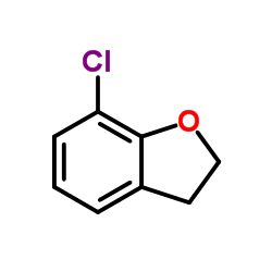 7-Chloro-2,3-dihydro-1-benzofuran结构式