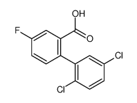 2-(2,5-dichlorophenyl)-5-fluorobenzoic acid Structure