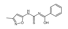 N-[(3-methyl-1,2-oxazol-5-yl)carbamothioyl]benzamide Structure