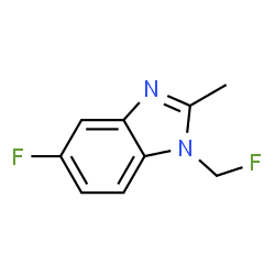 1H-Benzimidazole,5-fluoro-1-(fluoromethyl)-2-methyl-(9CI)结构式