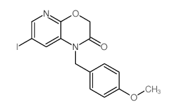 7-碘-1-(4-甲氧基苄基)-1H-吡啶并-[2,3-b][1,4]噁嗪-2(3h)-酮图片