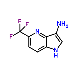 3-Amino-5-trifluoromethyl-4-azaindole structure