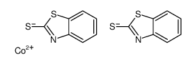 1,3-benzothiazole-2-thiolate,cobalt(2+) Structure