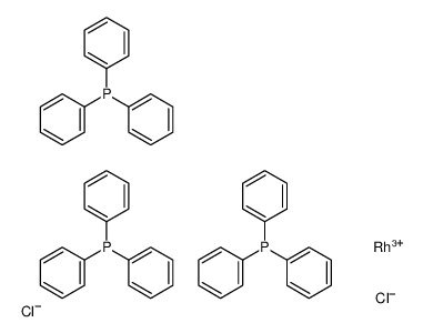 dichlorohydrotris(triphenylphosphine)rhodium structure