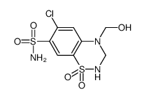 N4-Hydroxymethyl Hydrochlorothiazide Structure