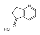 6,7-dihydrocyclopenta[b]pyridin-5-one,hydrochloride结构式
