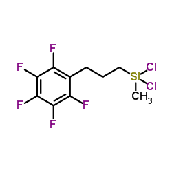 PENTAFLUOROPHENYLPROPYLMETHYLDICHLOROSILANE structure