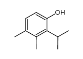 2-isopropyl-3,4-dimethylphenol结构式