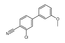 2-chloro-4-(3-methoxyphenyl)benzonitrile结构式