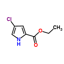 乙基 4-氯-1H-吡咯-2-羧酸酯结构式