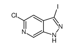 5-氯-3-碘-1 H -吡唑并[3,4-c ]吡啶结构式
