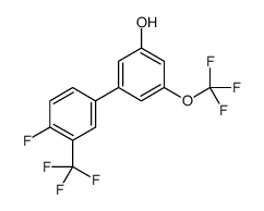 3-[4-fluoro-3-(trifluoromethyl)phenyl]-5-(trifluoromethoxy)phenol Structure