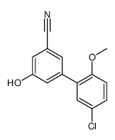 3-(5-chloro-2-methoxyphenyl)-5-hydroxybenzonitrile Structure