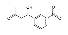 4-(3'-nitrophenyl)-4-hydroxybutan-2-one结构式
