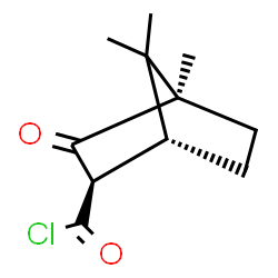 Bicyclo[2.2.1]heptane-2-carbonyl chloride, 4,7,7-trimethyl-3-oxo-, (1R-exo)- (9CI)结构式