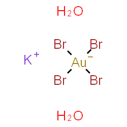 Potassium Tetrabromoaurate(III) dihydrate图片