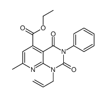 ethyl 7-methyl-2,4-dioxo-3-phenyl-1-prop-2-enylpyrido[2,3-d]pyrimidine-5-carboxylate结构式