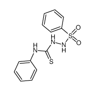 1N-benzenesulfonyl-4N-phenyl-thiosemicarbazide Structure
