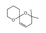 2,2-dimethyl-1,7-dioxaspiro[5.5]undec-4-ene结构式