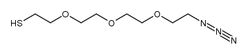 HS-PEG3-CH2CH2N3结构式