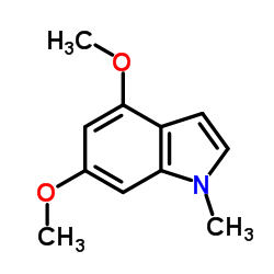 4,6-Dimethoxy-1-methyl-1H-indole结构式