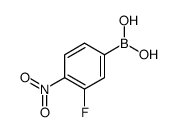 3-Fluoro-4-nitrophenylboronic acid Structure