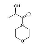(2R)-1-morpholin-4-yl-1-oxopropane-2-ol结构式